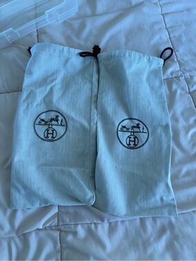 Hermès Drawstring shoe Dust Bags